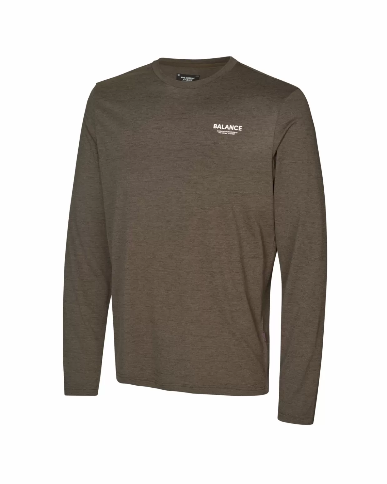 Gym & Training^Pas Normal Studios Men's Balance Long Sleeve T-Shirt — Dusty Brown