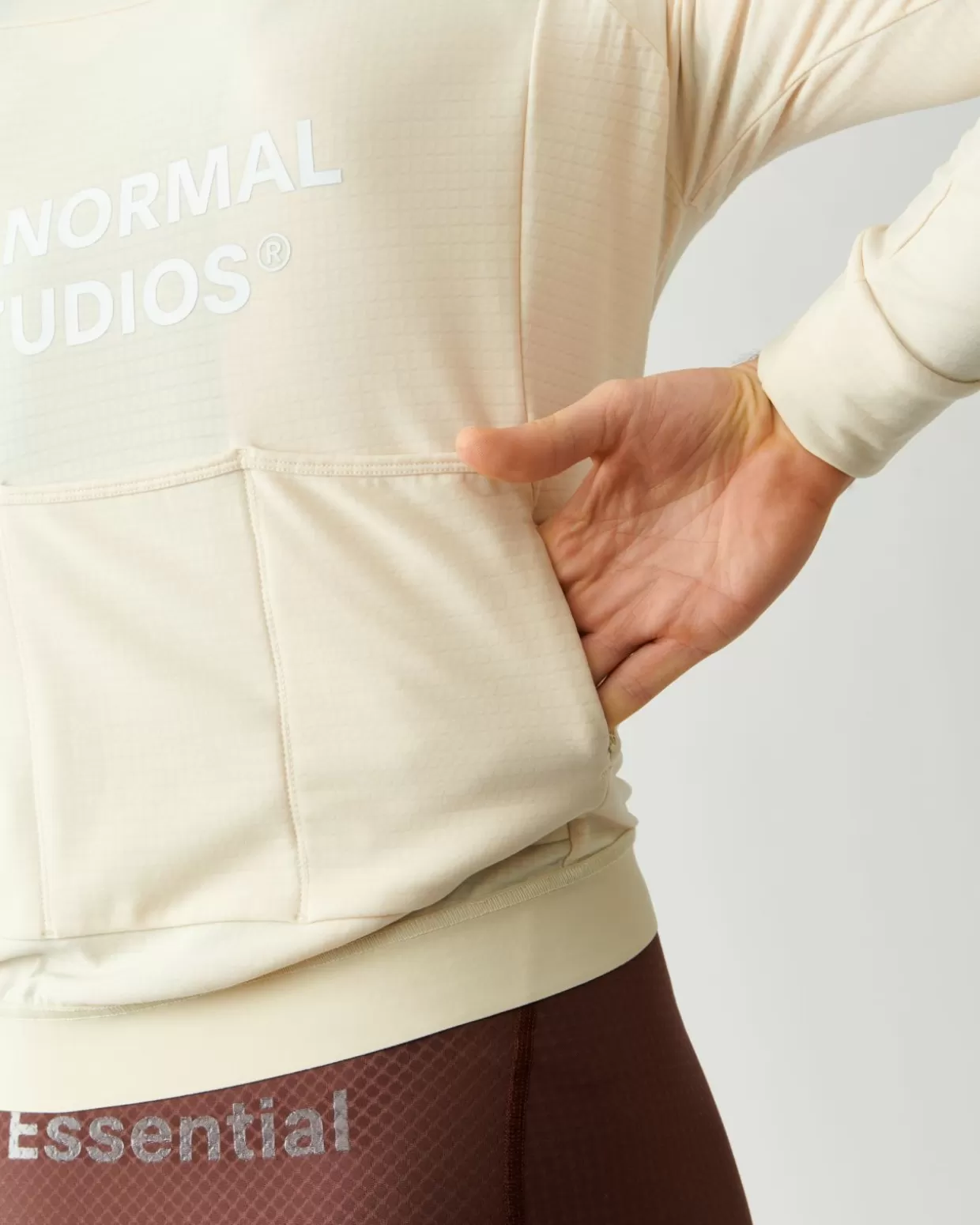 Jerseys^Pas Normal Studios Men's Essential Long Sleeve Jersey — Off White