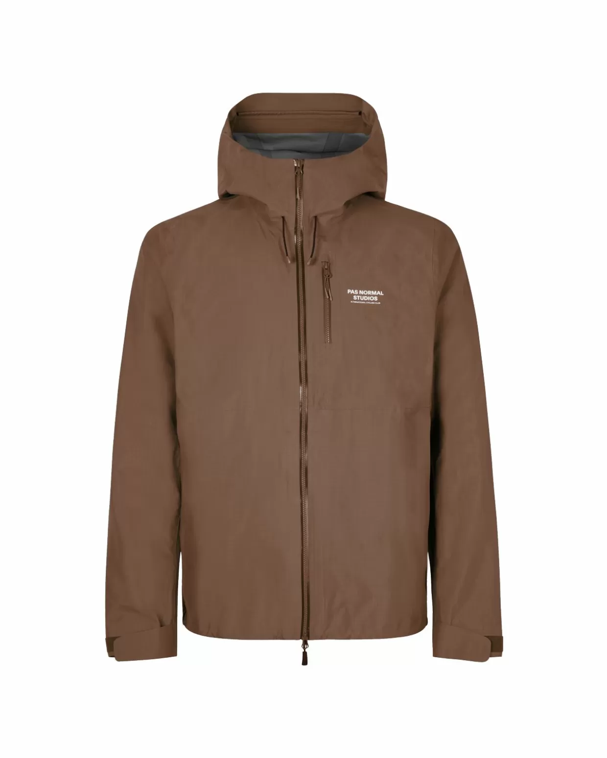 Casual^Pas Normal Studios Men's Off-Race Shell Jacket — Army Brown