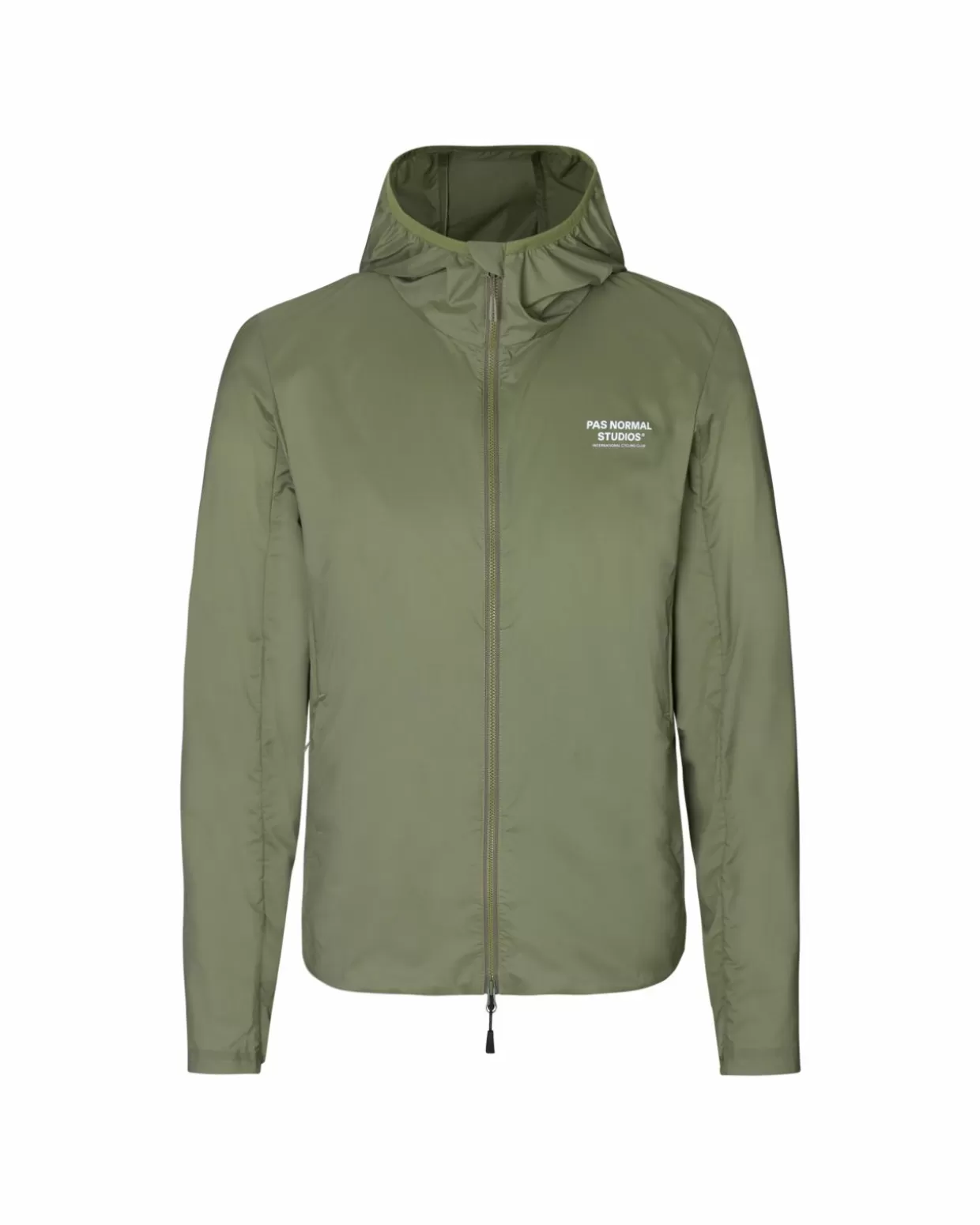 Casual^Pas Normal Studios Men's Off-Race Stow Away Jacket — Army Green