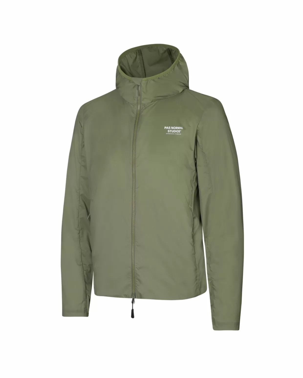 Casual^Pas Normal Studios Men's Off-Race Stow Away Jacket — Army Green