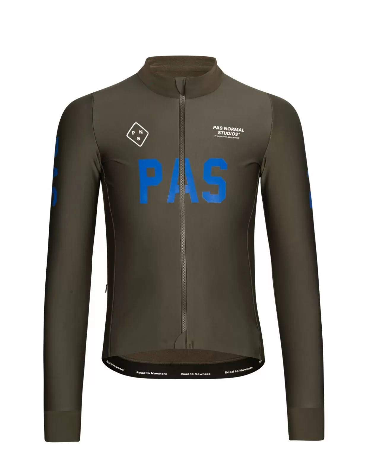 Jerseys^Pas Normal Studios Men's PAS Mechanism Thermal Long Sleeve Jersey — Dark Olive