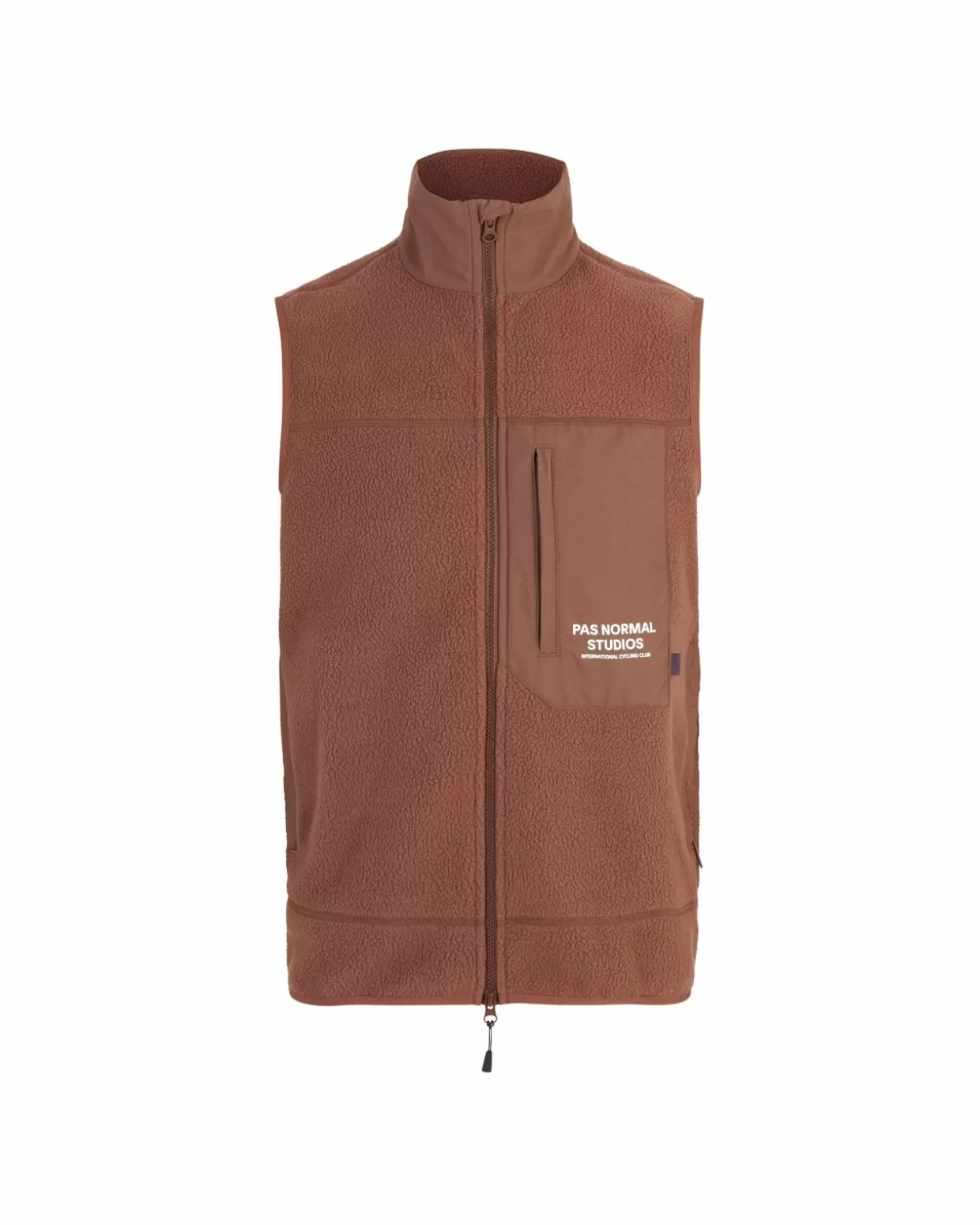 Casual | Casual^Pas Normal Studios Off-Race Fleece Vest AW22 — Rust