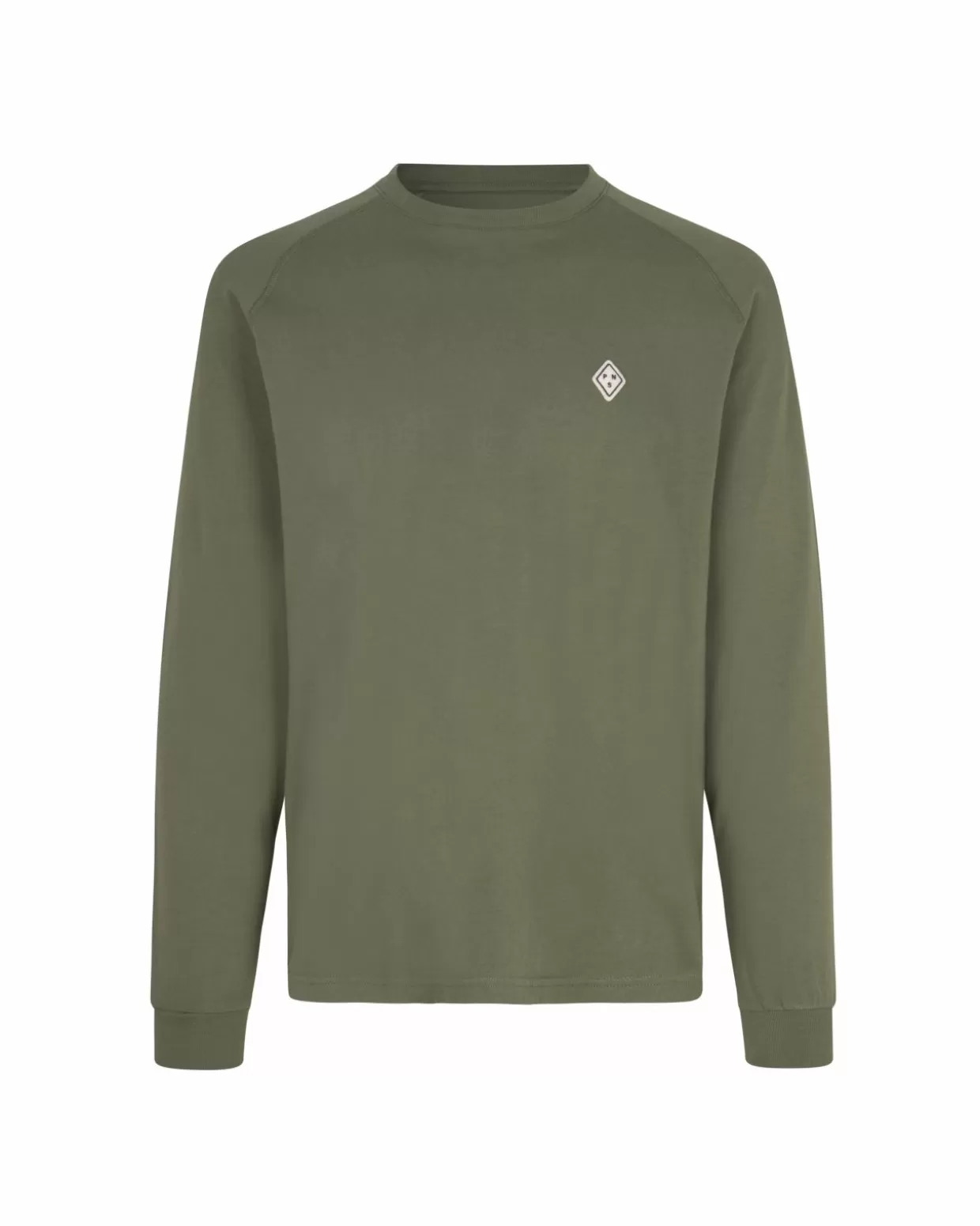 Casual | Casual^Pas Normal Studios Off-Race Patch Long Sleeve T-Shirt — Dusty Olive