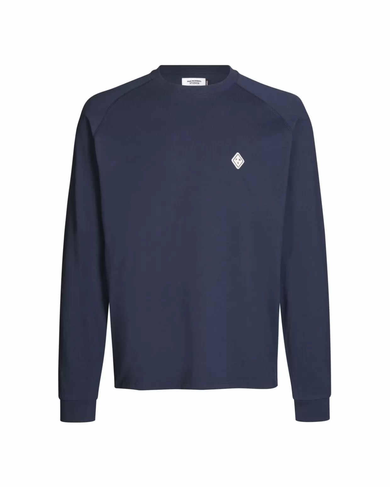 Casual | Casual^Pas Normal Studios Off-Race Patch Long Sleeve T-Shirt — Navy