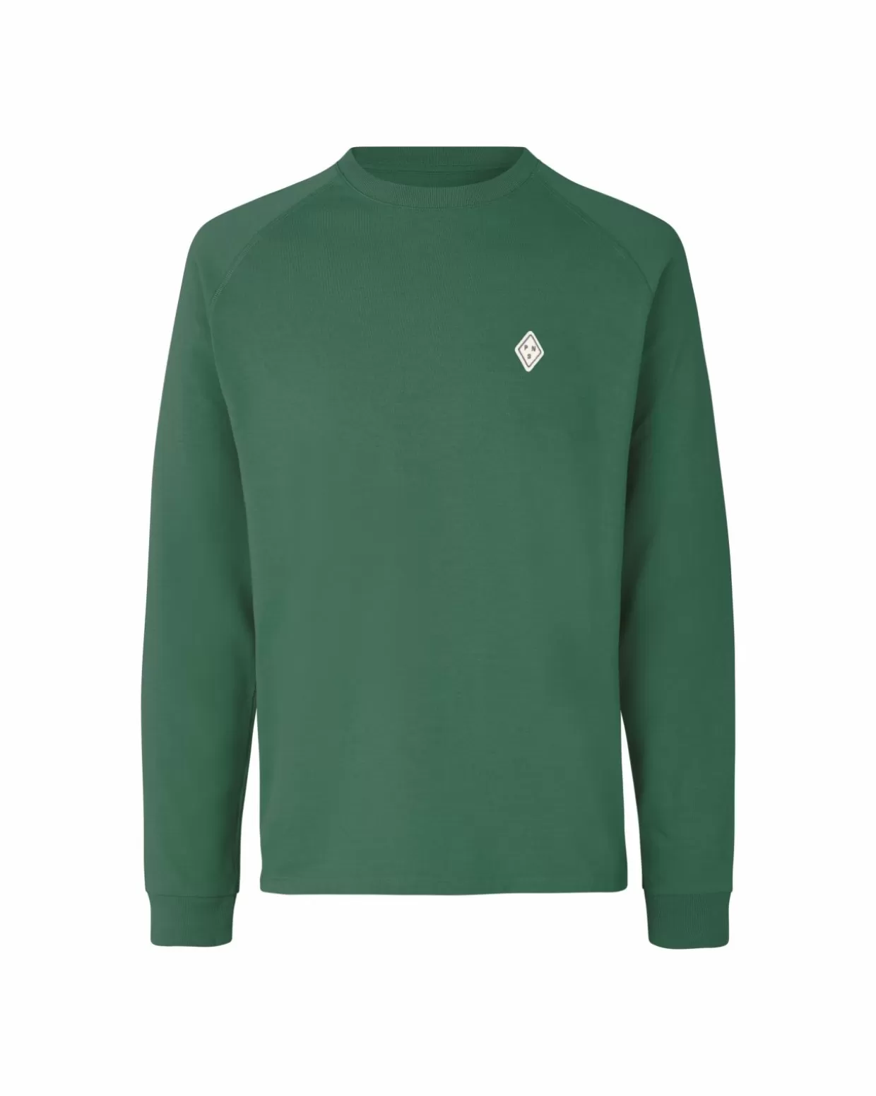 Casual | Casual^Pas Normal Studios Off-Race Patch Long Sleeve T-Shirt — Pine Green