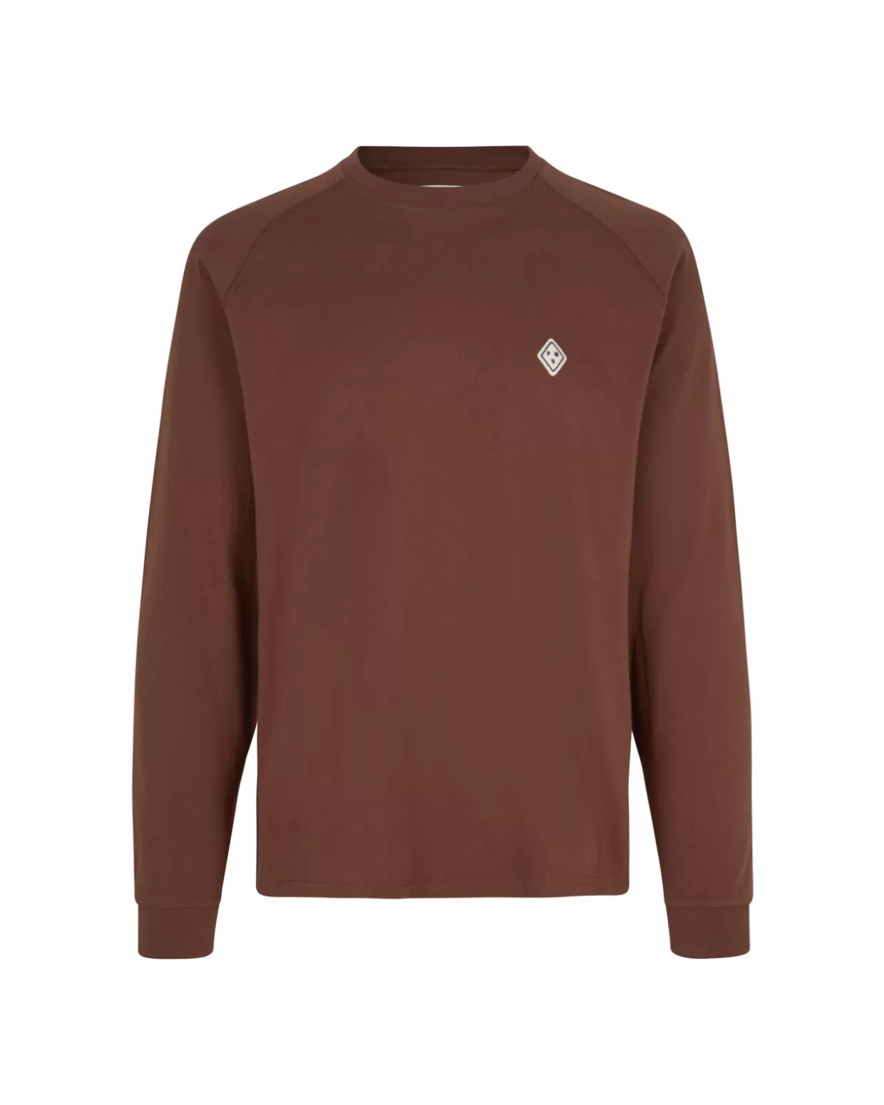 Casual | Casual^Pas Normal Studios Off-Race Patch Long Sleeve T-Shirt — Rust