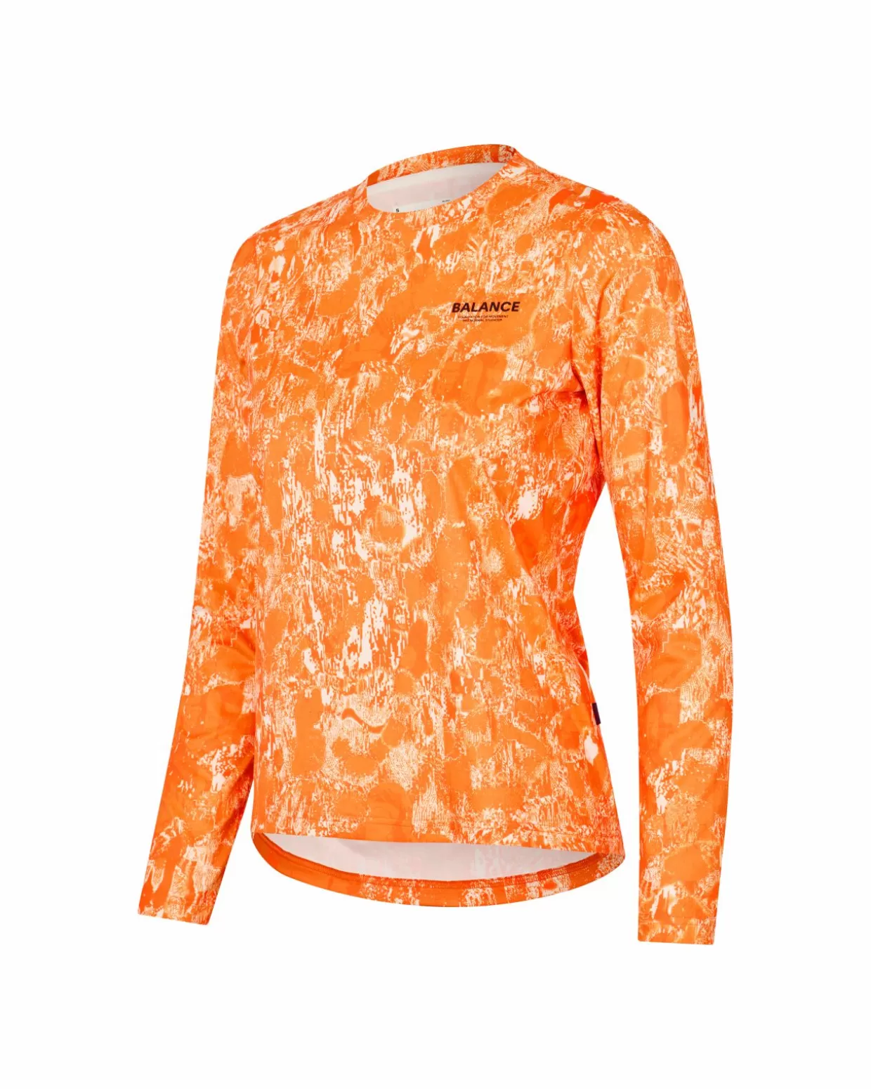 Gym & Training^Pas Normal Studios Women's Balance Long Sleeve T-shirt — Orange AOP