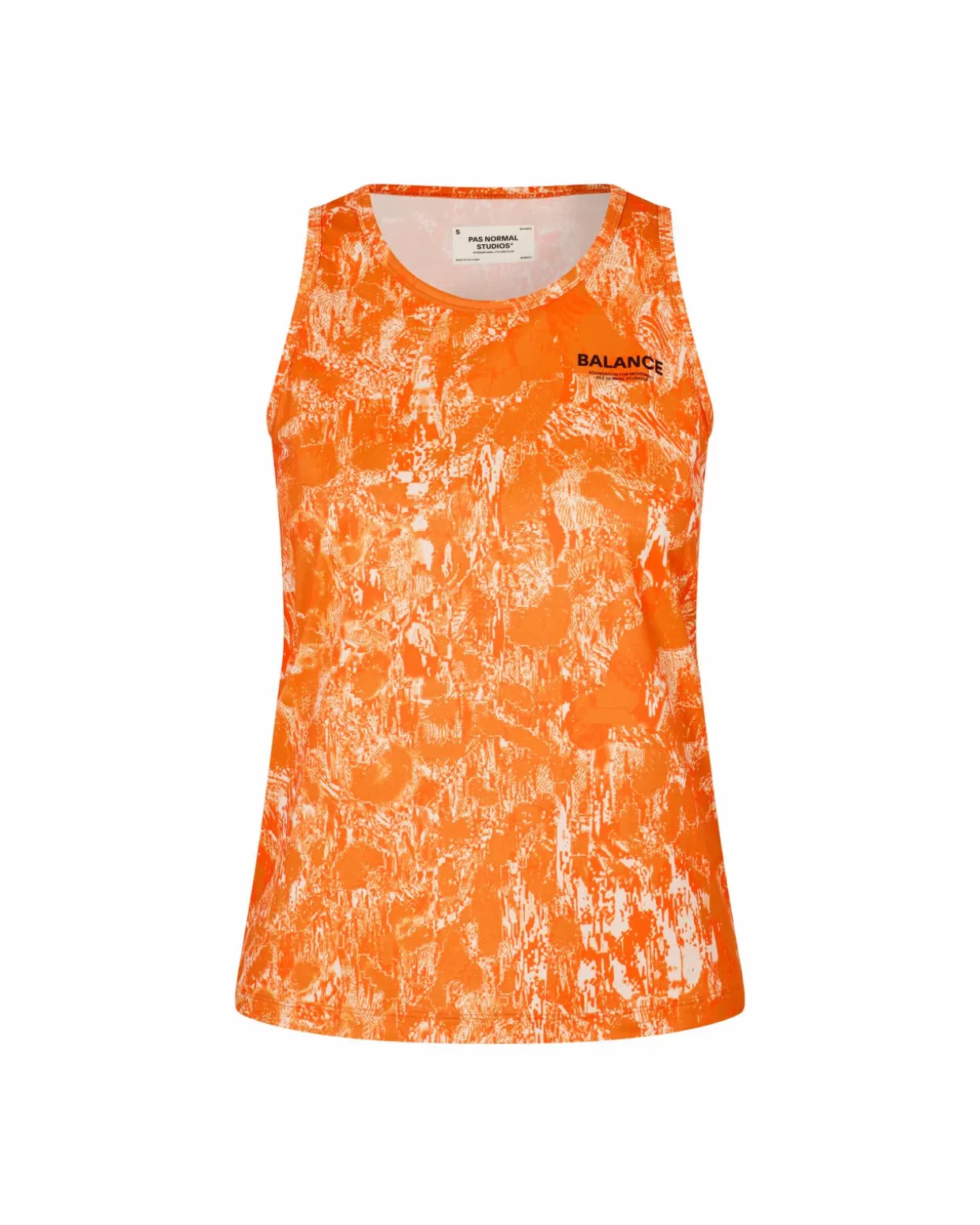 Gym & Training^Pas Normal Studios Women's Balance Sleeveless Top — Orange AOP