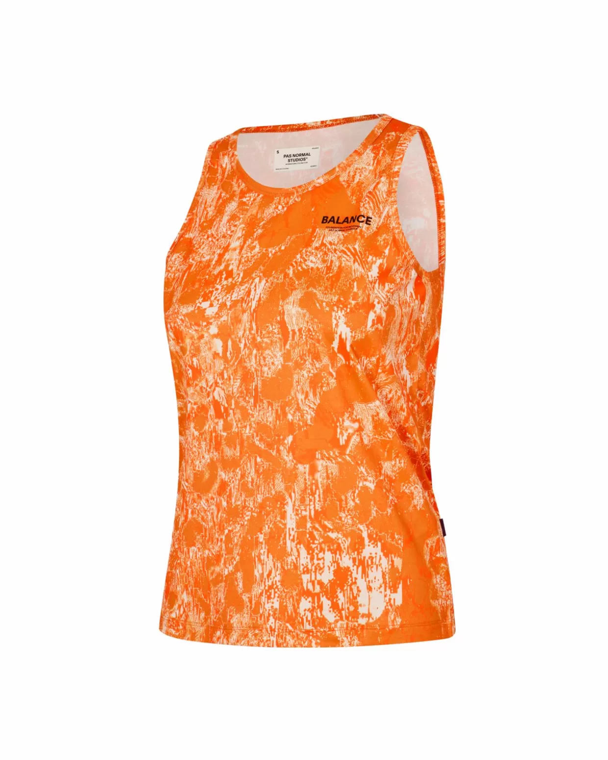 Gym & Training^Pas Normal Studios Women's Balance Sleeveless Top — Orange AOP