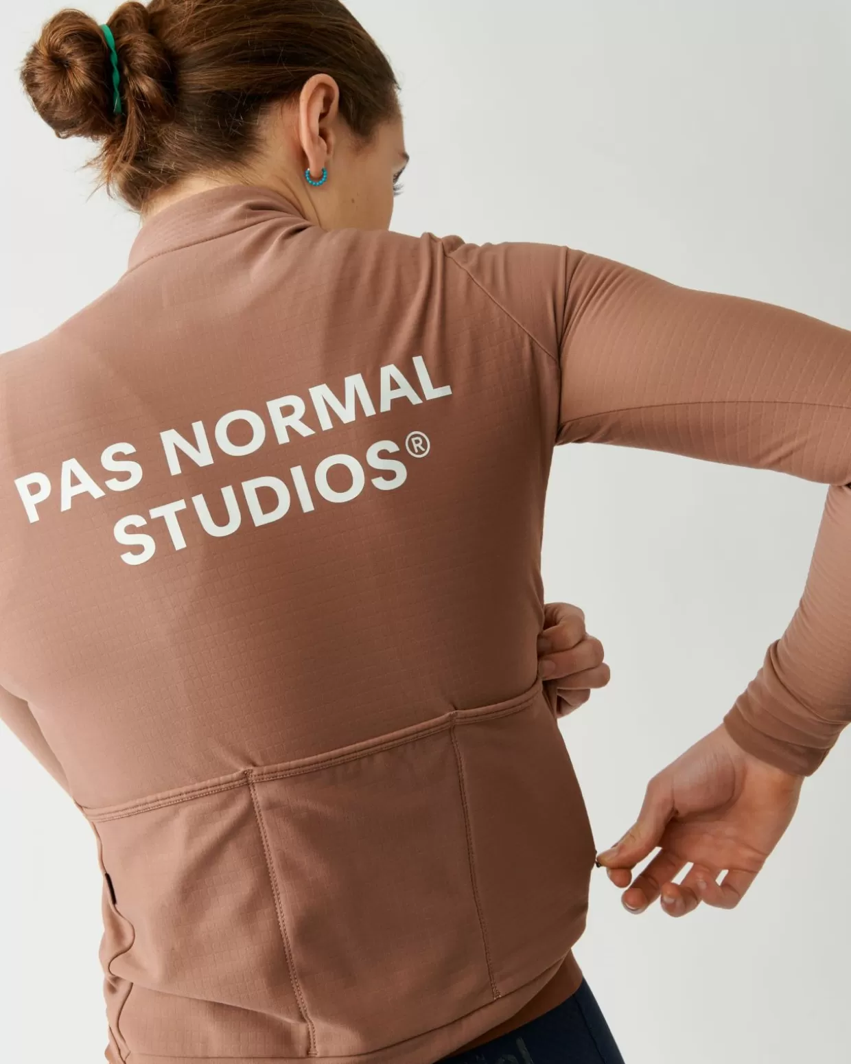 Jerseys^Pas Normal Studios Women's Essential Long Sleeve Jersey — Clay