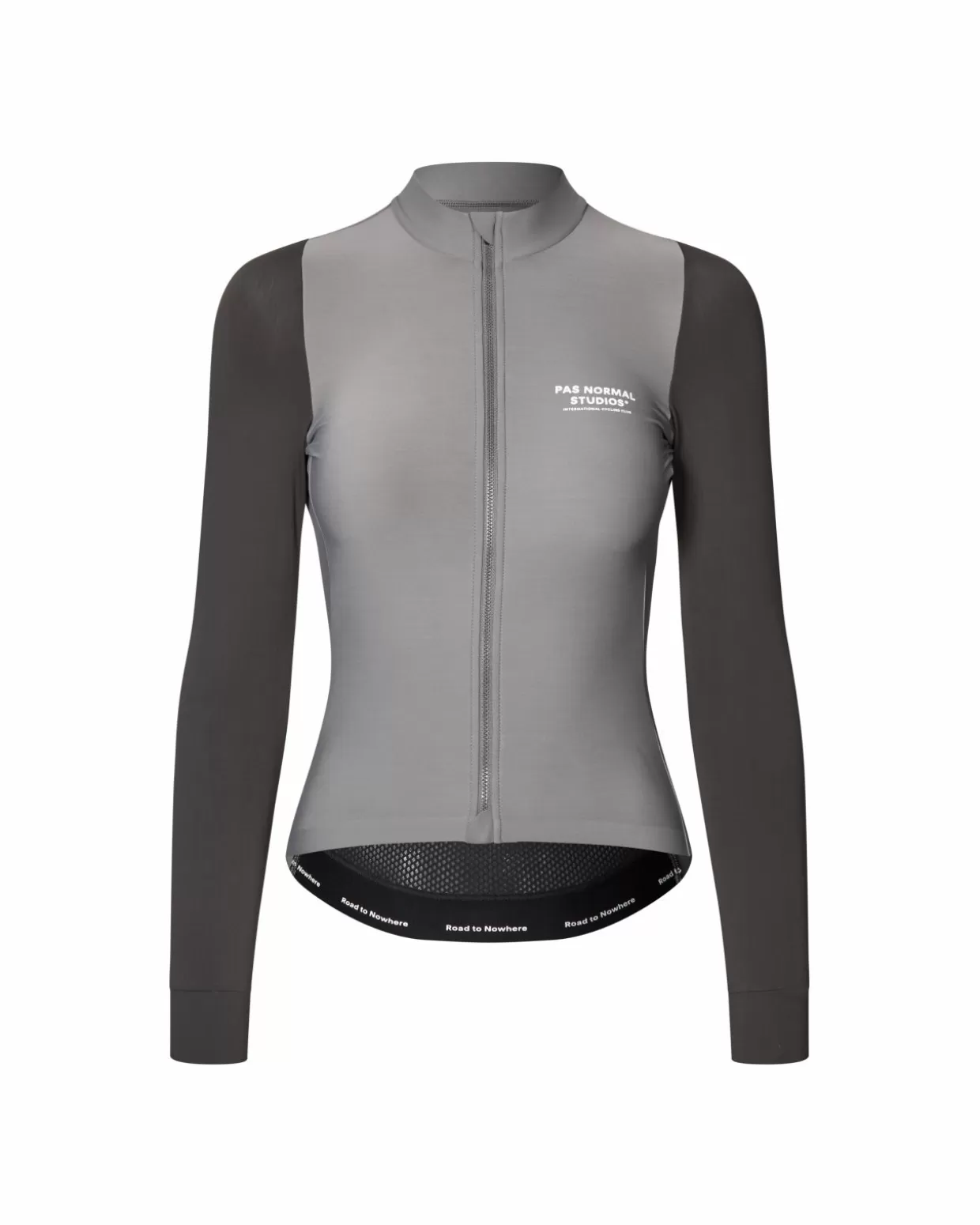 Jerseys^Pas Normal Studios Women's Mechanism Long Sleeve Jersey — Colour Block Grey