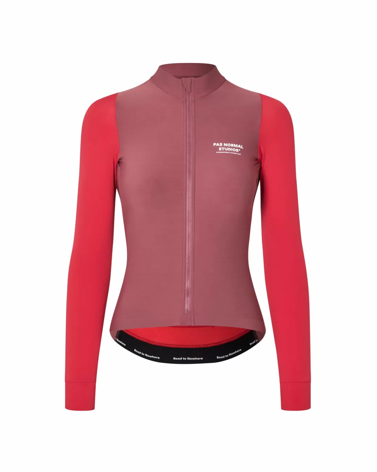 Jerseys^Pas Normal Studios Women's Mechanism Long Sleeve Jersey — Colour Block Red