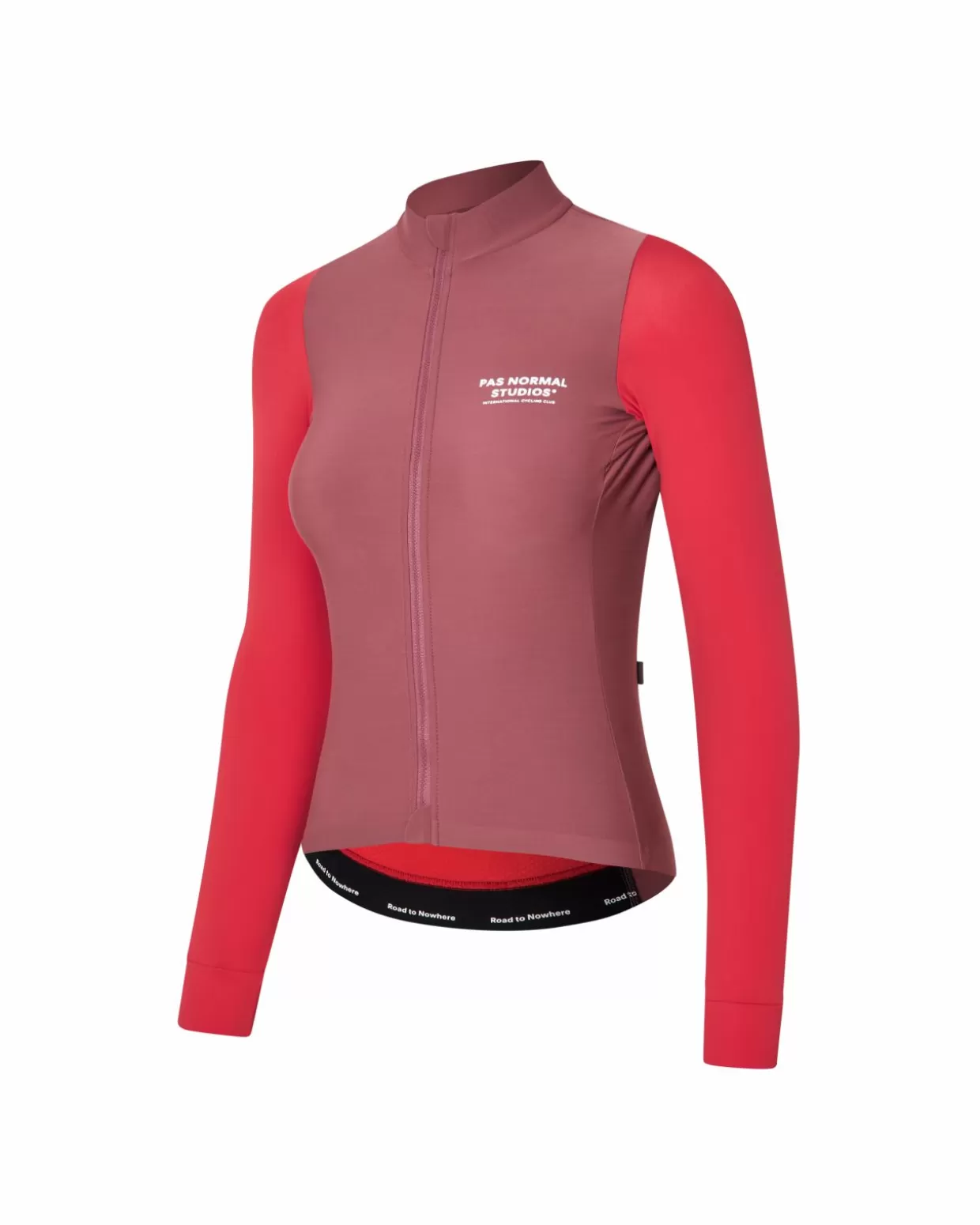 Jerseys^Pas Normal Studios Women's Mechanism Long Sleeve Jersey — Colour Block Red