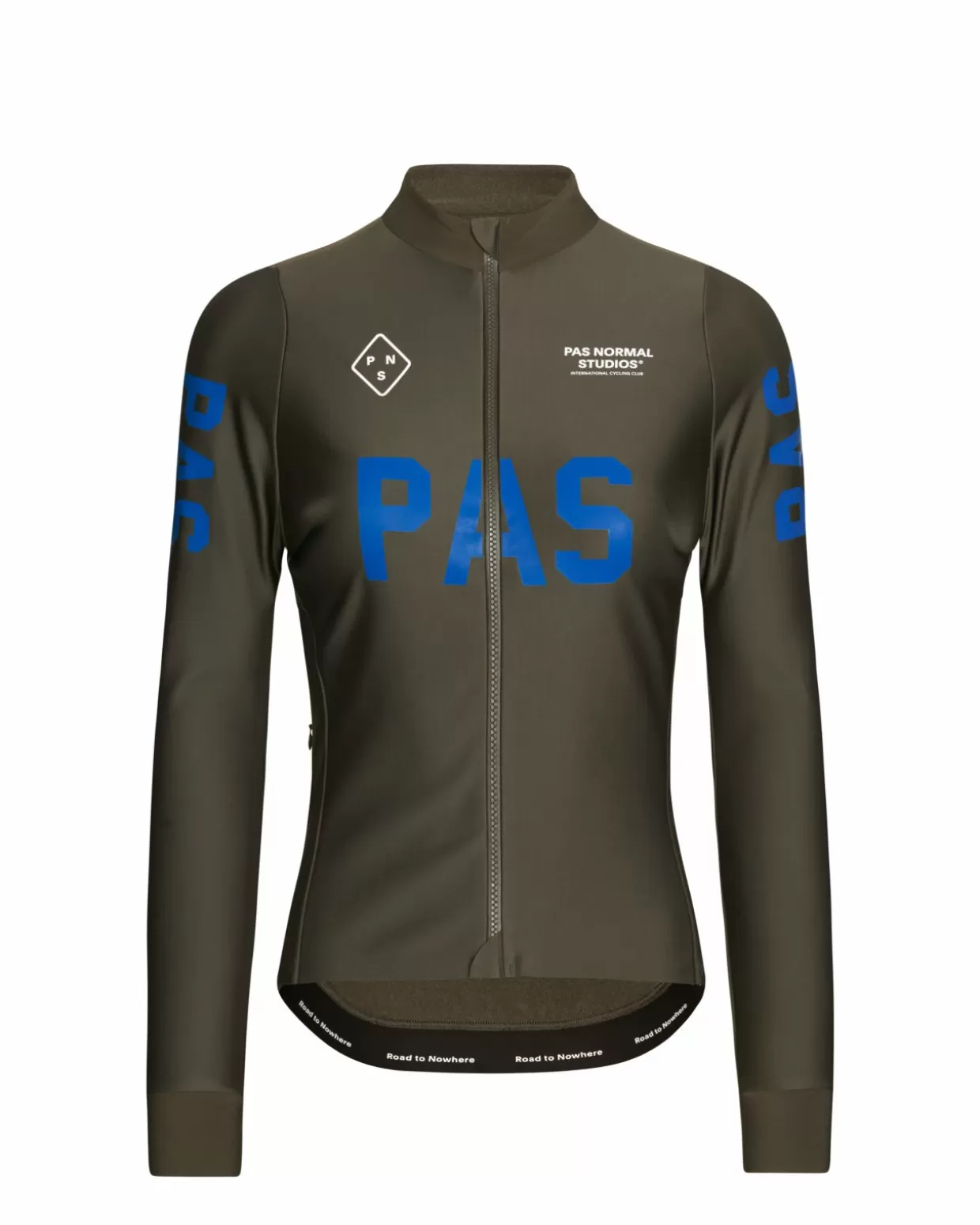 Jerseys^Pas Normal Studios Women's PAS Mechanism Thermal Long Sleeve Jersey — Dark Olive