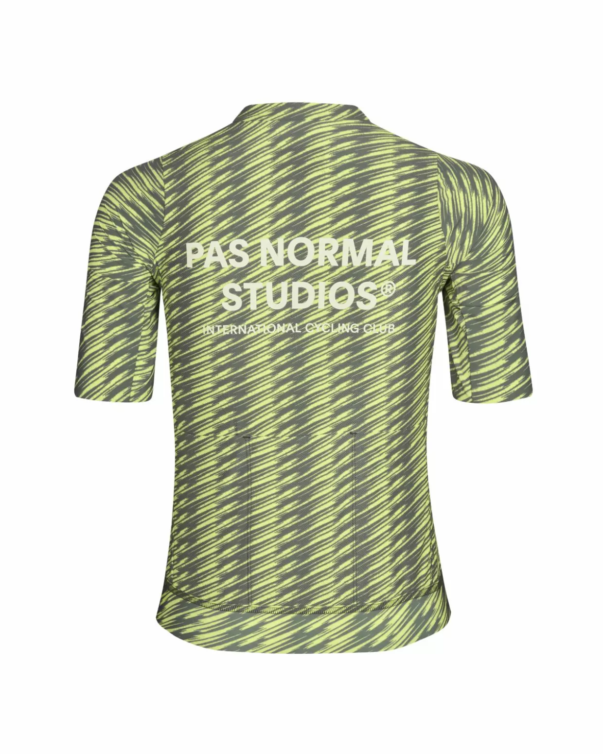 Jerseys^Pas Normal Studios Women's Solitude Jersey — Dark Moss / Lime Green