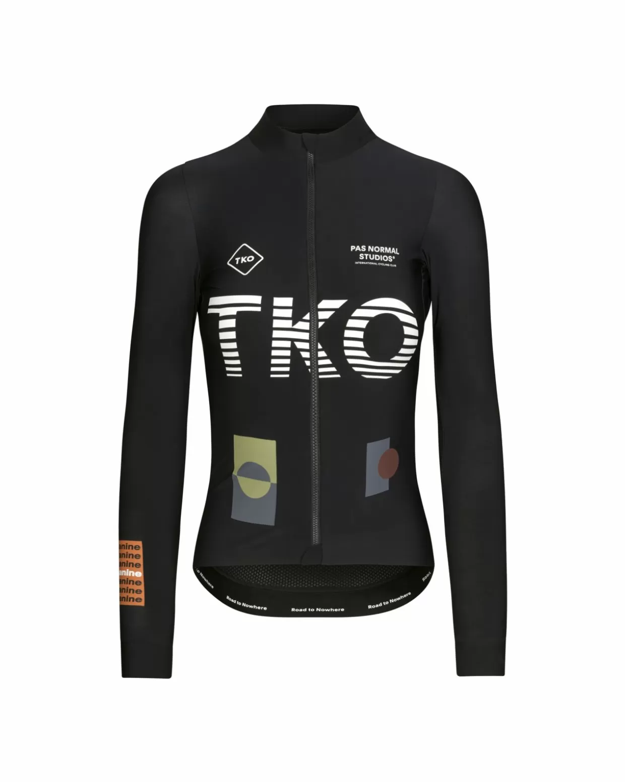 Jerseys^Pas Normal Studios Women's T.K.O. Mechanism Long Sleeve Jersey — Black