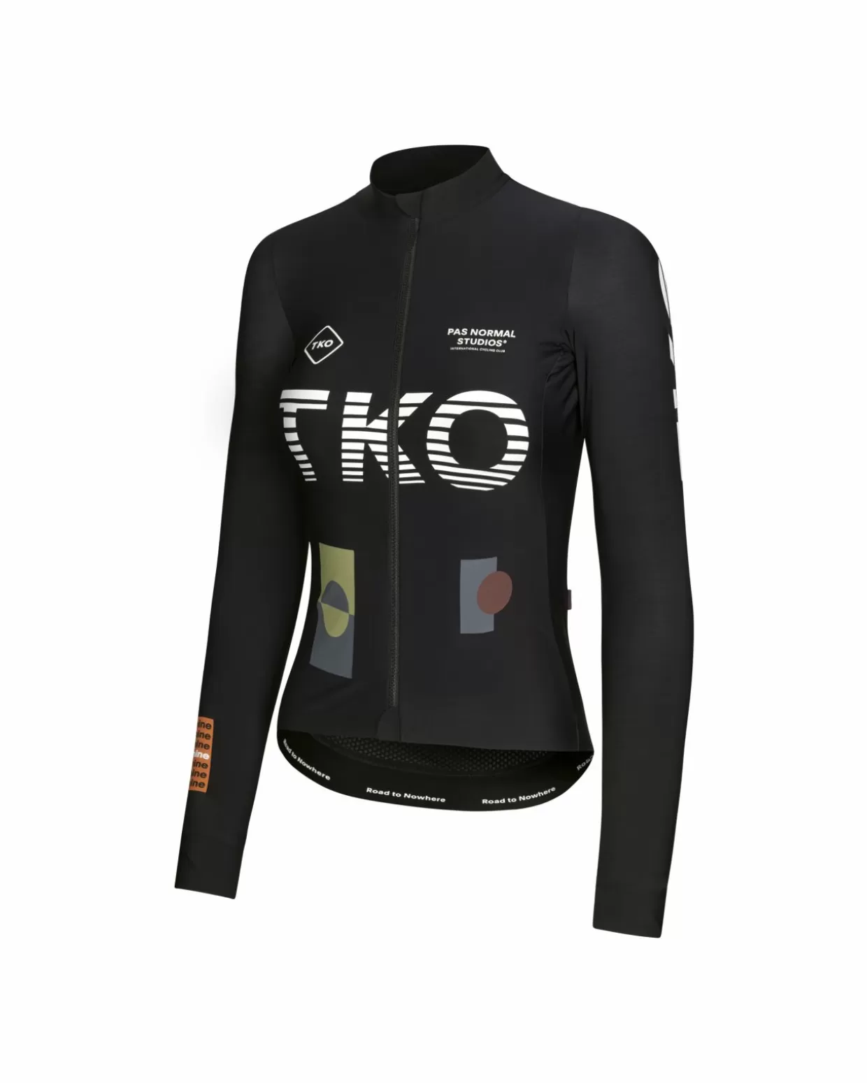 Jerseys^Pas Normal Studios Women's T.K.O. Mechanism Long Sleeve Jersey — Black